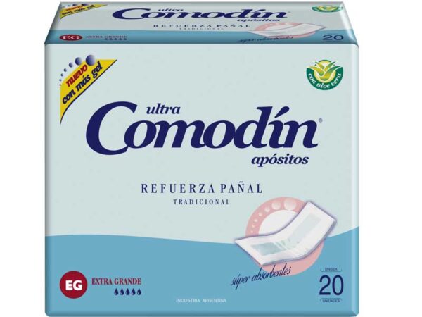 COMODIN APÓSITOS TRADICIONAL CON GEL EXT X20 UN.