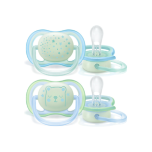 376/11 AVENT CHUPETE ULTRA AIR NOCT. 0-6M X2
