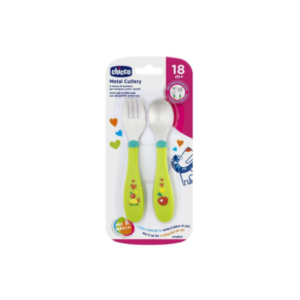 CHICCO CUBIERTOS INOXIDABLES +18M