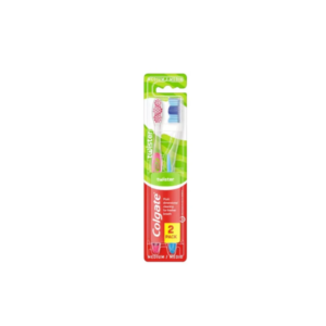 COLGATE CEPILLO MEDIO X2 - 2 PORTACABEZAS GRATIS!