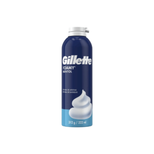 GILLETE FOAMY MENTOL ESPUMA DE AFEITAR X312 GR